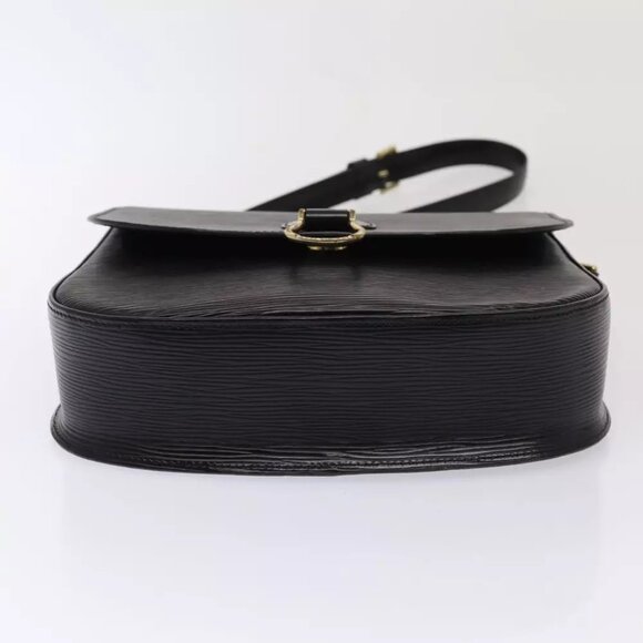 LOUIS VUITTON Epi Saint Cloud GM Shoulder Bag Black Noir M52192 LV Auth yk13931 - Picture 6 of 16